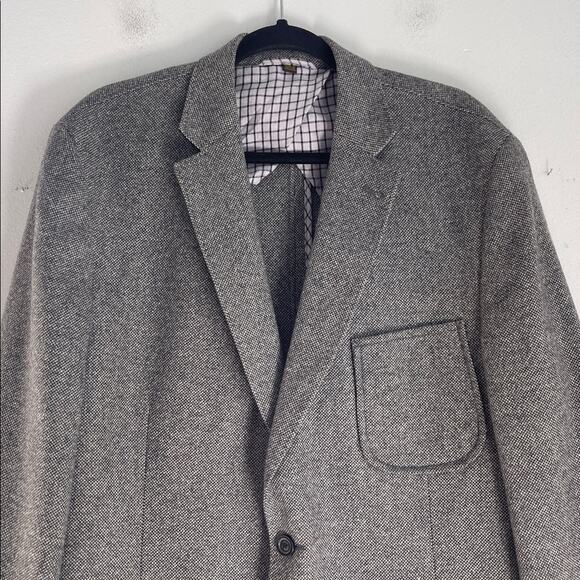 Kroon Harrison wool cashmere lightly lined two button two vent sport coat blazer - Picture 2 of 7